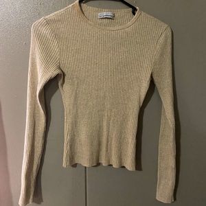 Tan long sleeve sweater